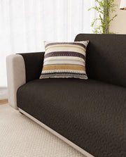 Lukzer Quilted Sofa Mat Stipple Dark Brown (SC-207-01)