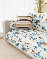 Lukzer Reversible Quilted Sofa Mat with Arms Marble Mesh (SC-204-01)