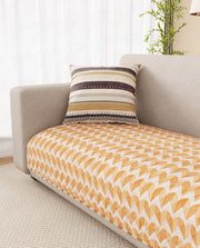 Lukzer Reversible Quilted Sofa Mat   Rhythmic Arcs (SC-181-01)