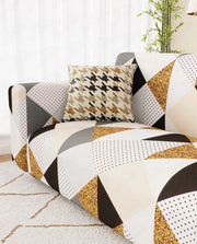 Lukzer Polyester Sofa Cover - Prism Dotted (SC-045-01)