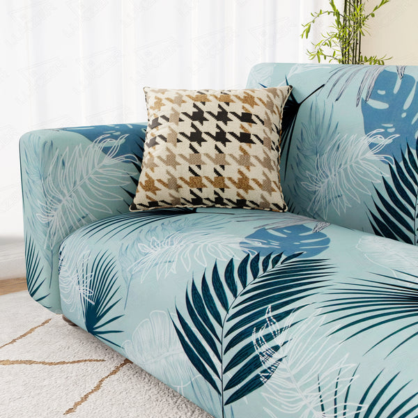 Lukzer Polyester Sofa Cover Light Blue (SC-008-01)
