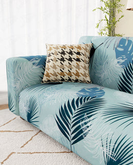 Lukzer Polyester Sofa Cover Light Blue (SC-008-01)