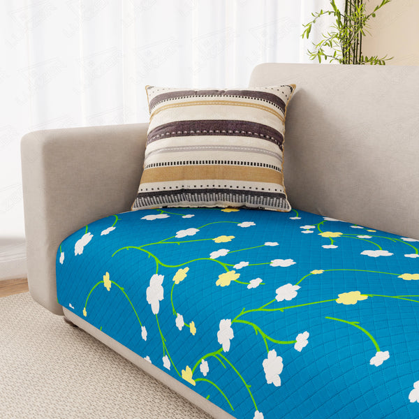 Lukzer Quilted Waterproof Sofa Mat  Bloosam Trail (SC-189-01)