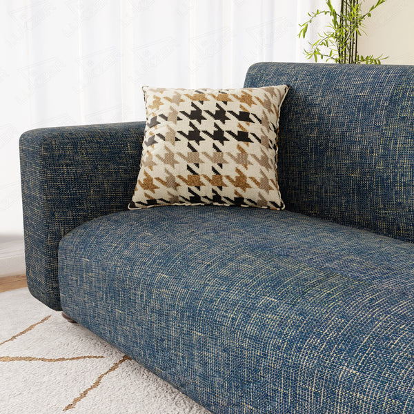 Lukzer Polyester Sofa Cover  Yellow Lining (SC-025-01)