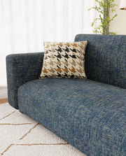 Lukzer Polyester Sofa Cover  Yellow Lining (SC-025-01)