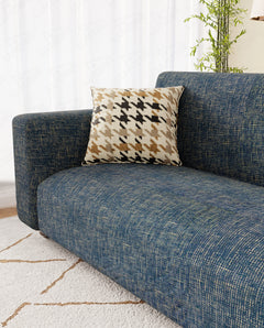 Lukzer Polyester Sofa Cover  Yellow Lining (SC-025-01)
