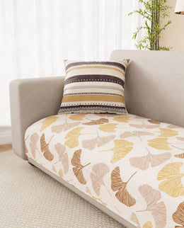 Lukzer Quilted Waterproof Sofa Mat  Fan Leaf (SC-185-01)