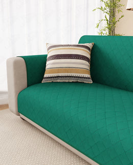 Lukzer Quilted Sofa Mat Forest Green (SC-200-01)