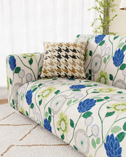 Lukzer Polyester Sofa Cover Multi Flower (SC-011-01)