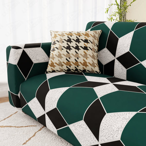 Lukzer Polyester Sofa Cover - Honeycomb (SC-040-01)