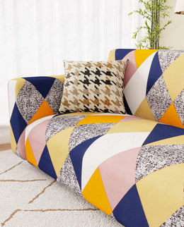 Lukzer Polyester Sofa Cover - Multicolor (SC-044-01)