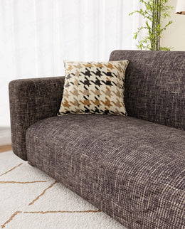 Lukzer Polyester Sofa Cover  Brown Lining (SC-024-01)