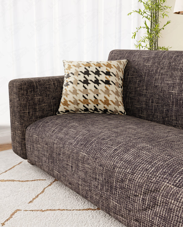 Lukzer Polyester Sofa Cover  Brown Lining (SC-024-01)