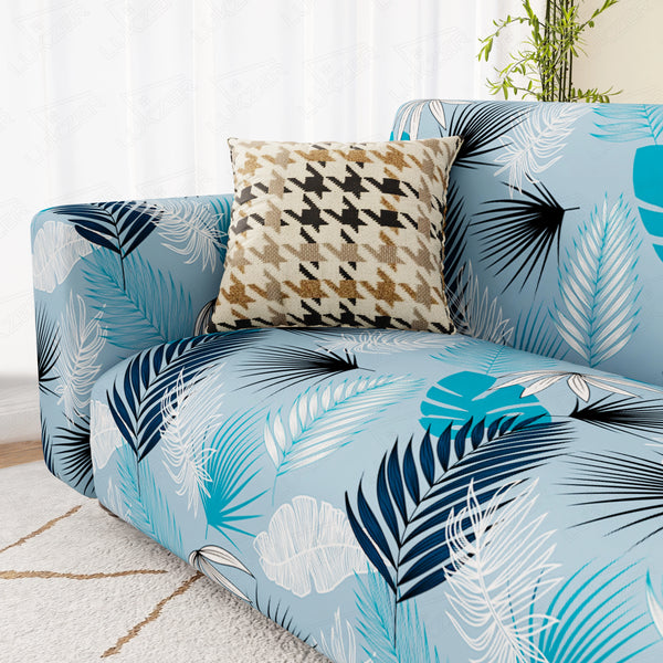 Lukzer Polyester Sofa Cover Sky Blue (SC-020-01)