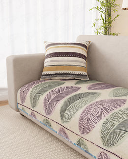 Lukzer Reversible Quilted Sofa Mat Ocean Breeze (SC-183-01)