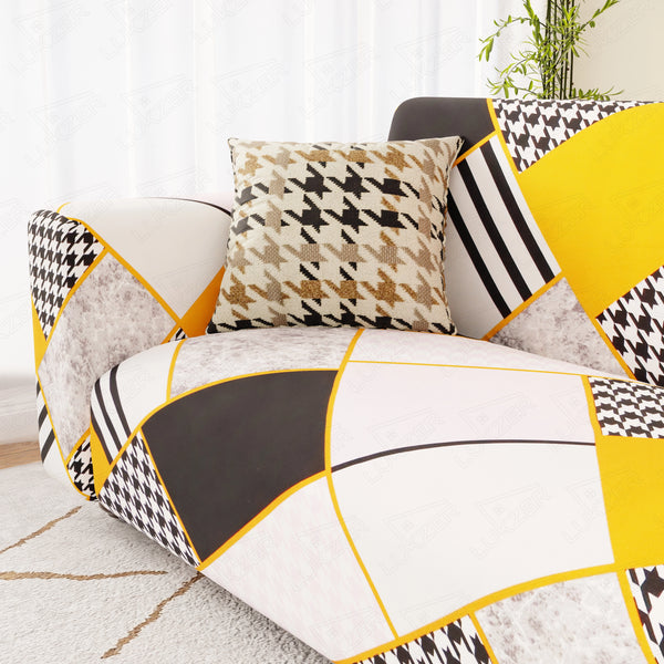 Lukzer Polyester Sofa Cover - Colorful Pattern (SC-034-01)