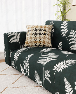 Lukzer Polyester Sofa Cover Leaf Stem (SC-007-01)
