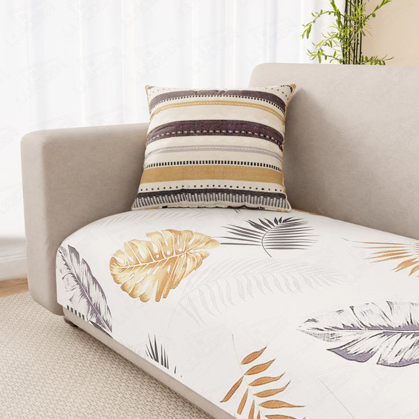 Lukzer Quilted Waterproof Sofa Mat   Mixed Leaf (SC-190-01)