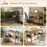 Lukzer Study Table with Open Shelf MST-004S