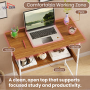 Lukzer Study Table with Open Shelf MST-004S