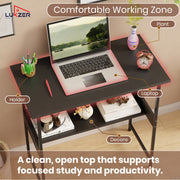 Lukzer Study Table with Open Shelf MST-004S