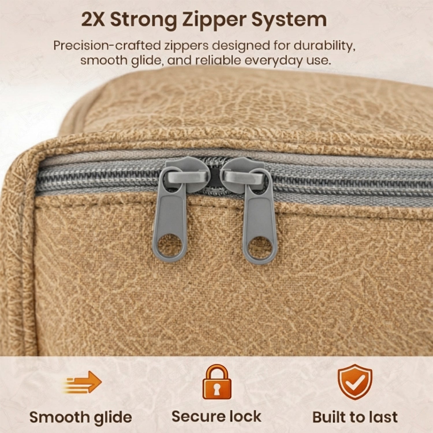 Lukzer 3 Pcs Leather Printed Large Size with Zip Closure & Mesh Window Saree Covers (Non-Woven)