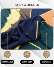 Lukzer Polyester Sofa Cover - Geometric (SC-036-01)