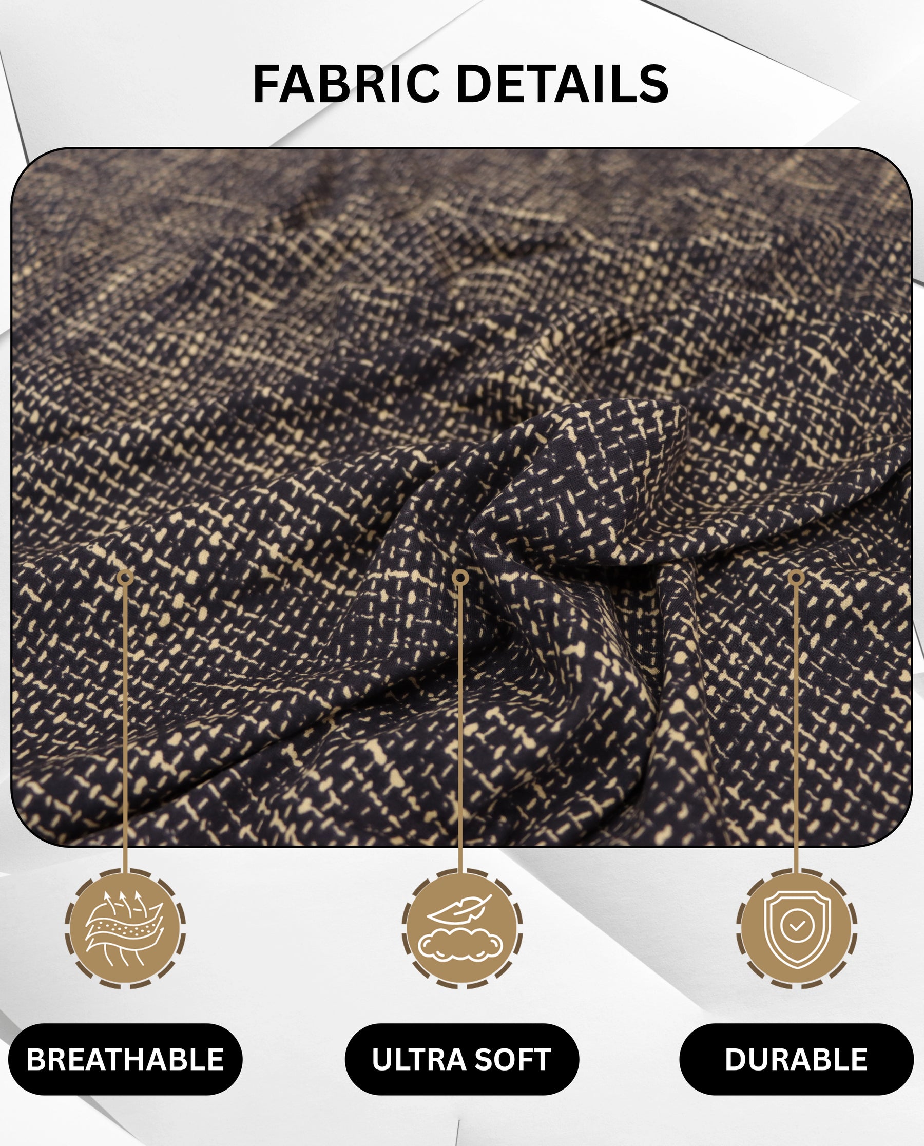 Lukzer Polyester Sofa Cover  Brown Lining (SC-024-01)