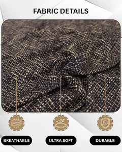 Lukzer Polyester Sofa Cover  Brown Lining (SC-024-01)