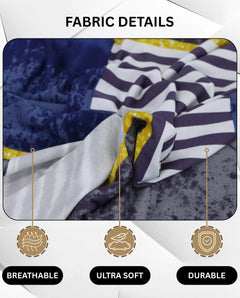 Lukzer Polyester Sofa Cover - Multi Patch (SC-042-01)
