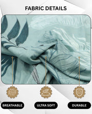 Lukzer Polyester Sofa Cover Light Blue (SC-008-01)