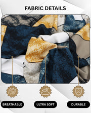 Lukzer Polyester Sofa Cover - Prism Yellow (SC-047-01)