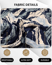 Lukzer Polyester Sofa Cover Blue Weave (SC-050-01)
