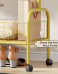 Lukzer Single Rod Garment Rack with Bottom Shelf | Cloth Organizer for Hanging Kurtas, Jackets, Bags in Bedroom, Office, Hostel & More (MGR-003)
