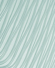Lukzer Pastel Shades Textured Sofa Cover - Blue Wavy Stripes (SC-082-01)