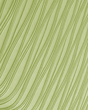 Lukzer Pastel Shades Textured Sofa Cover - Green Wavy Stripes (SC-081-01)