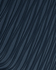 Lukzer Pastel Shades Textured Sofa Cover - Marine Blue Wavy Stripes (SC-149-01)