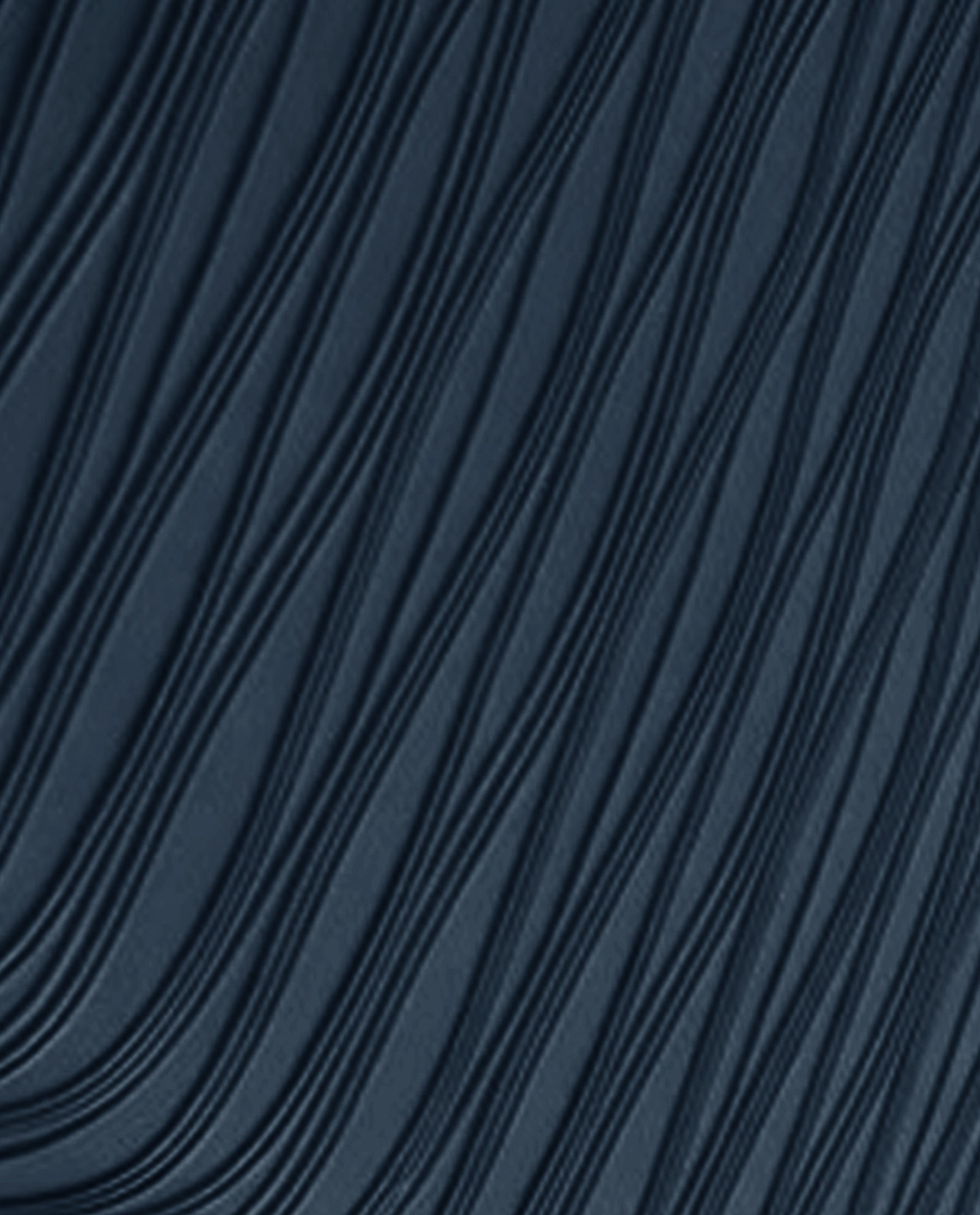 Lukzer Pastel Shades Textured Sofa Cover - Marine Blue Wavy Stripes (SC-149-01)