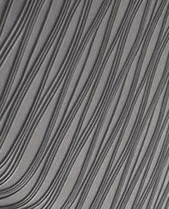 Lukzer Pastel Shades Textured Sofa Cover - Dark Grey Wavy Stripes (SC-147-01)
