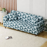 Polyester Sofa Cover (Colorful Marble Design)