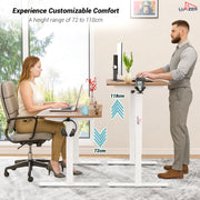 Lukzer Electric Automatic Height Adjustable Sit Stand Desk EST-003