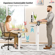 Lukzer Electric Automatic Height Adjustable Sit Stand Desk EST-003